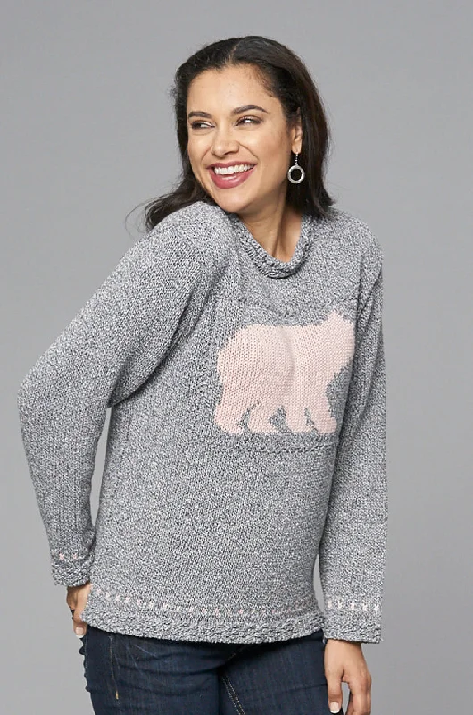 Canadiana Eco cotton "Laurentian Bear" Pullover Sweater