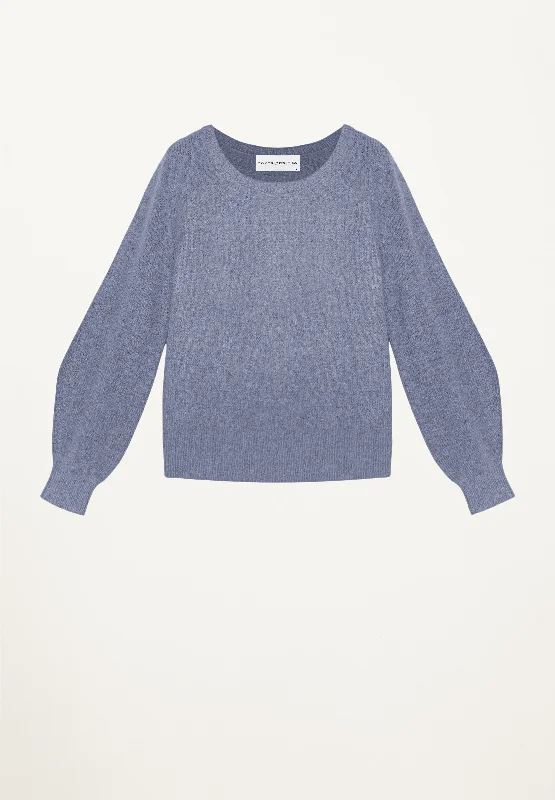 Cashmere Crewneck Sweater in Atlantic