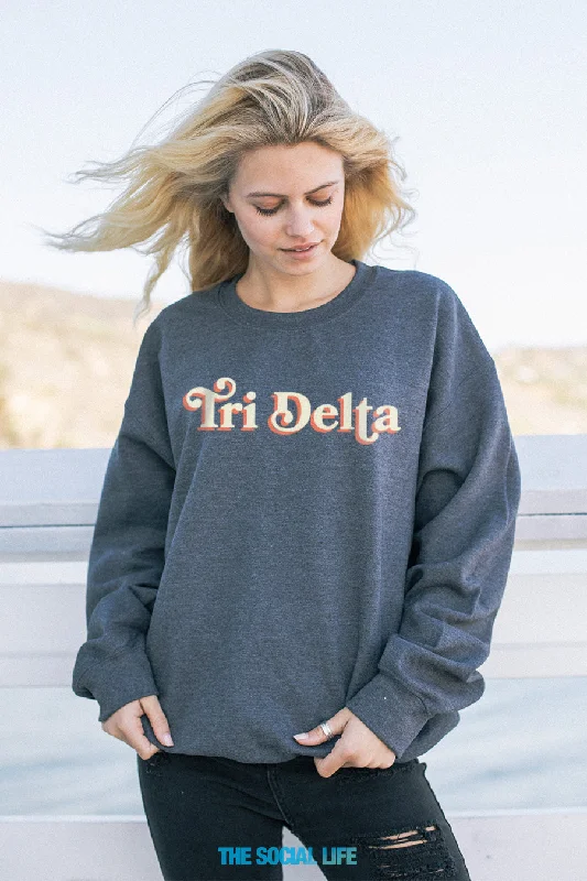 Delta Delta Delta Novel Crewneck