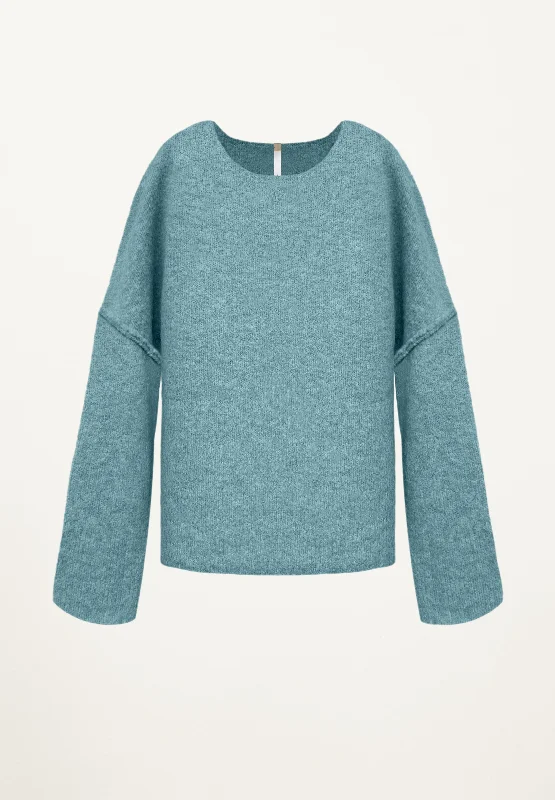 Camden Knit Sweatshirt in Glacier