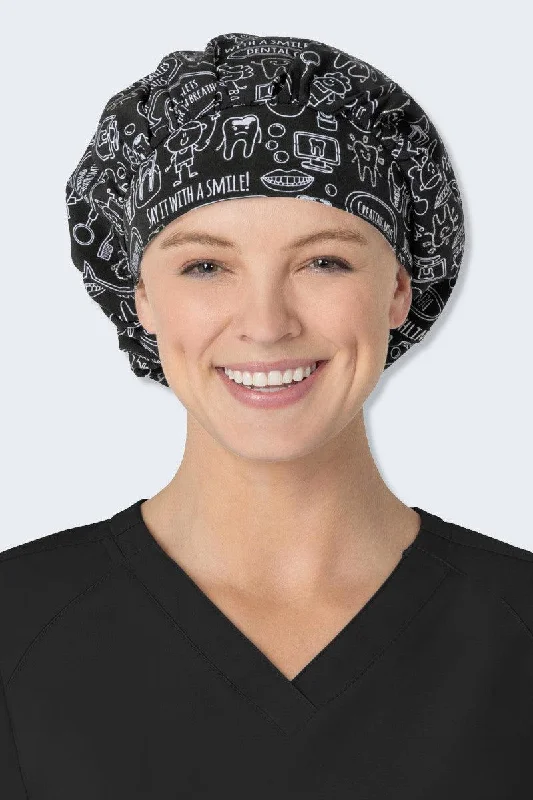 Z43213 Miles of Smiles Women's Print Scrub Hat