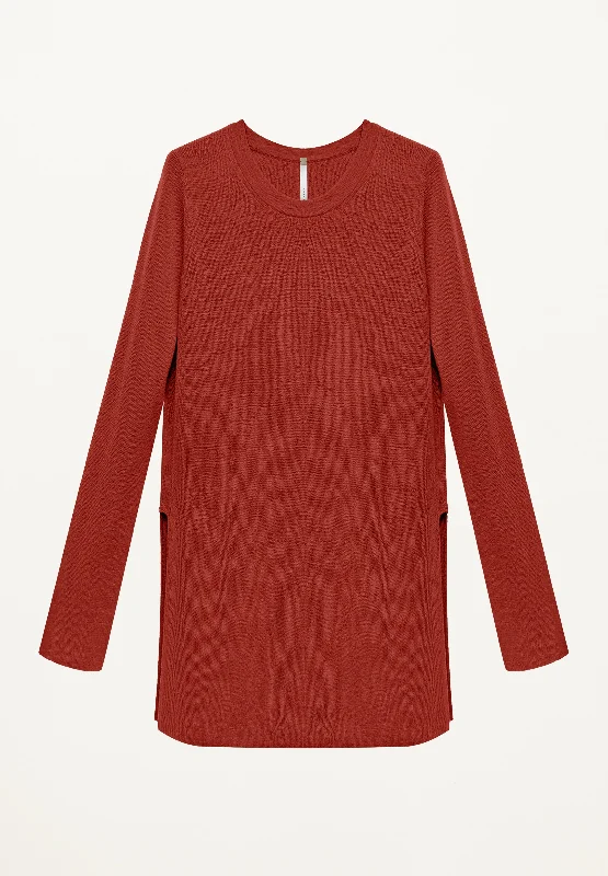 Toby Cashmere Tunic in Currant