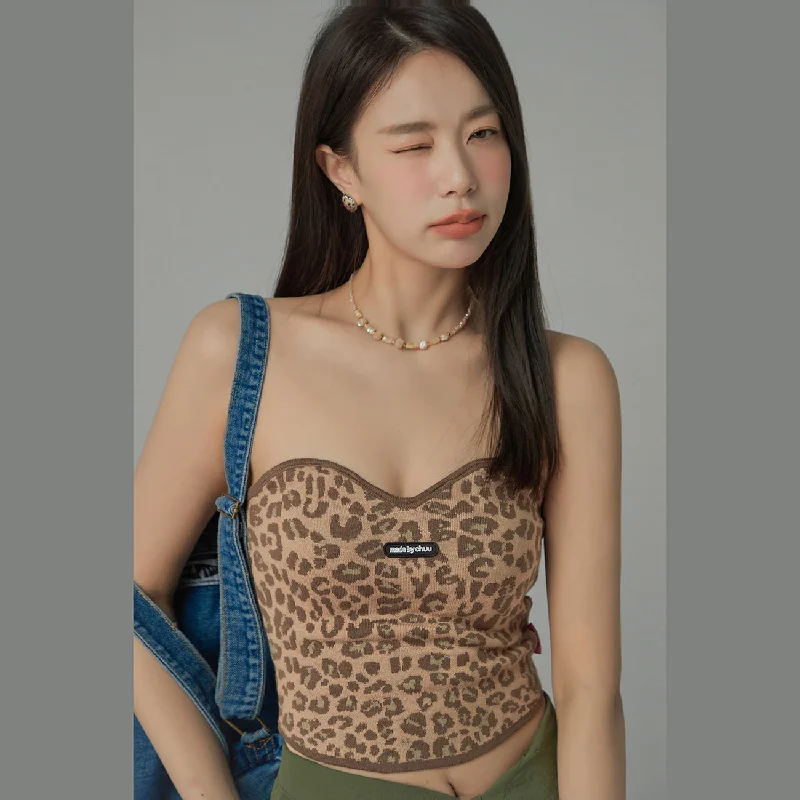 Leopard Tube Top