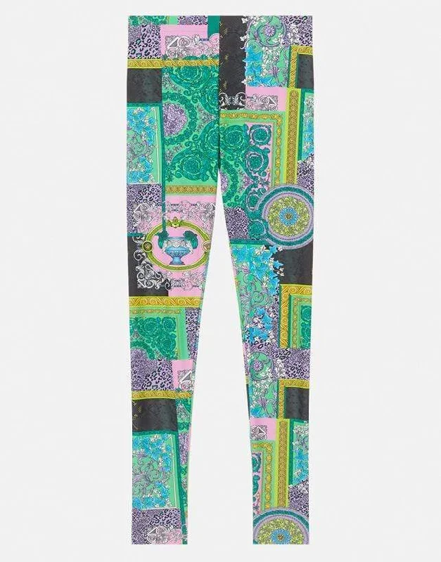 Patchwork Print Legging