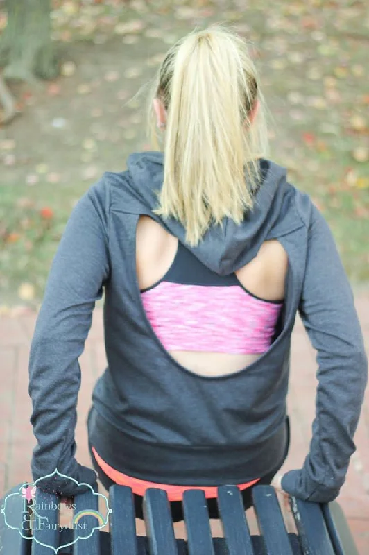 Open Back Pullover in Sizes XXS to 3XL