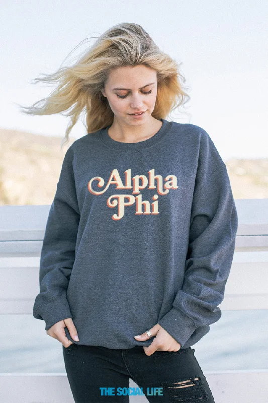 Alpha Phi Novel Crewneck