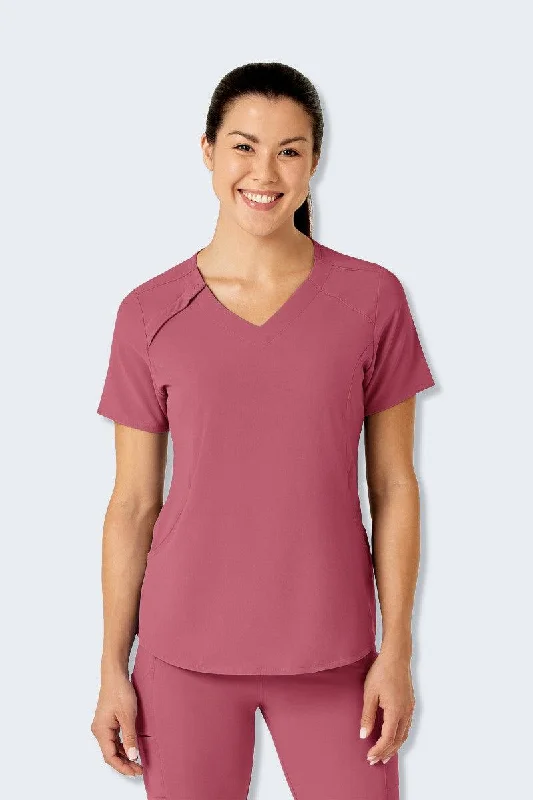 6234SP WonderWink Renew Women's EZ-Zip Scrub Top