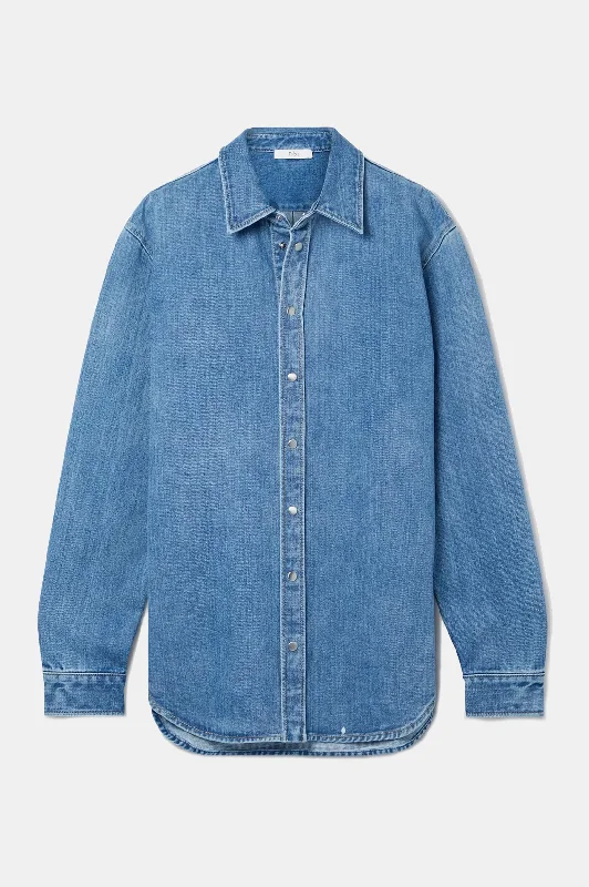 Classic Wash Denim Easy Shirt