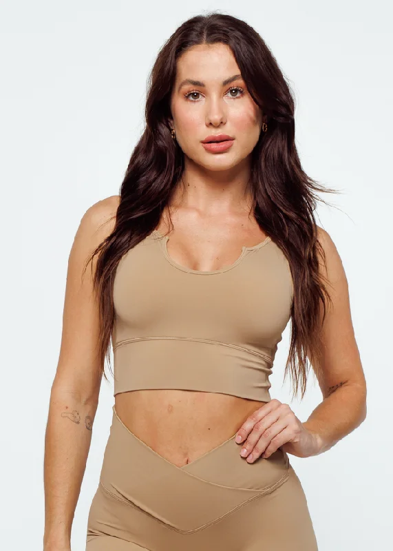 Essence Sports Bra - Sand