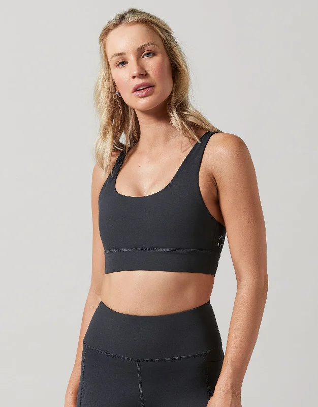 ZOE Air-Core Sports Bra - Charcoal