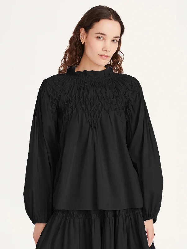 Bejart Long Sleeve Top in Black