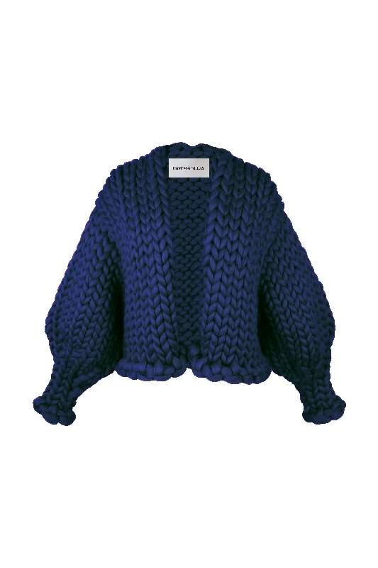 Navy Colossal Knit Cardigan