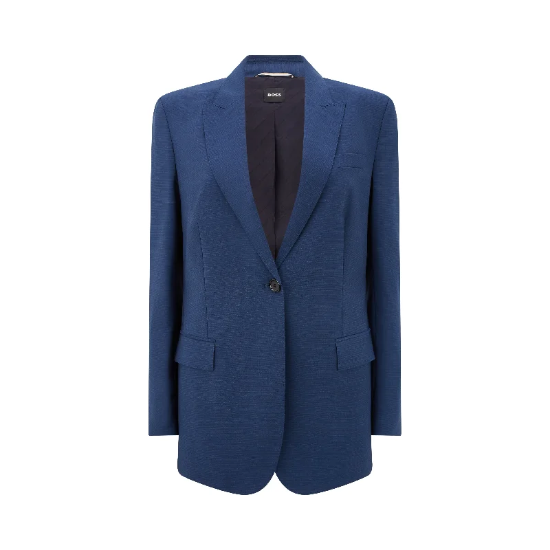 Jacketa Tailored Melange Wool Jacket