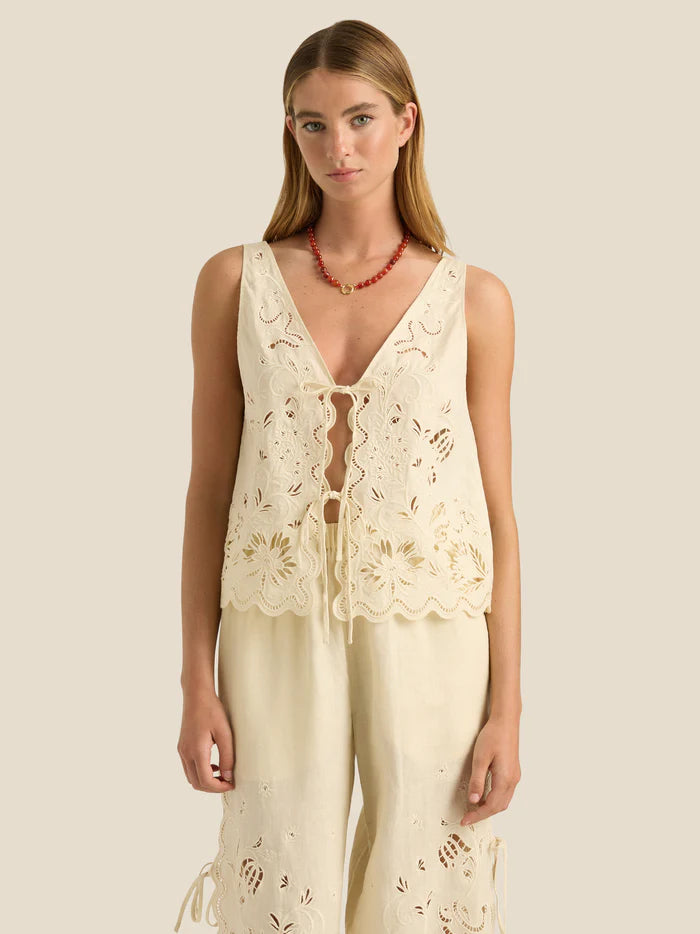 Kaia Top | Serpentine Broderie