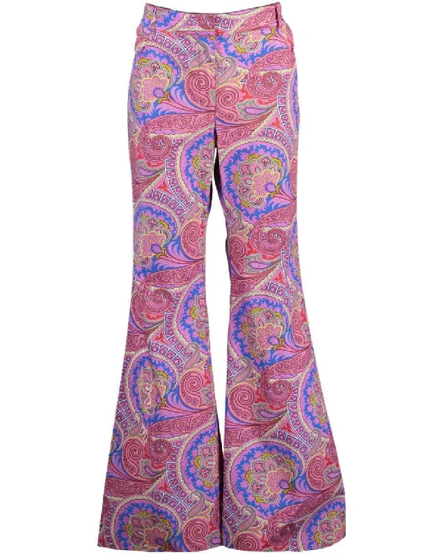 Salima Paisley-Print Trousers