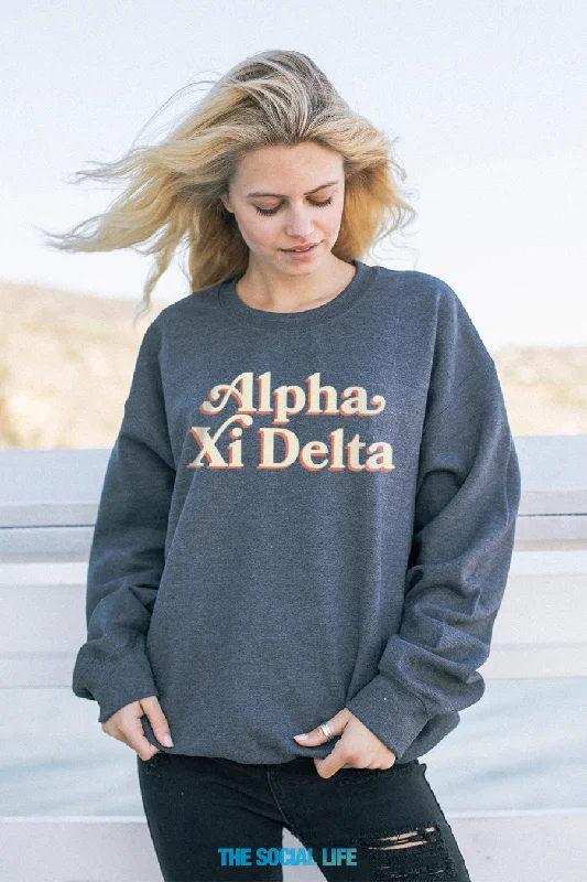 Alpha Xi Delta Novel Crewneck