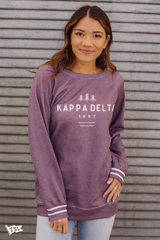 Kappa Delta Lakeside Raglan Crewneck