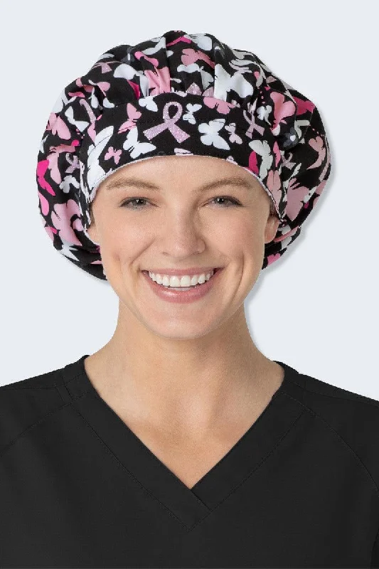 Z43213 Pink Flight Women's Print Scrub Hat